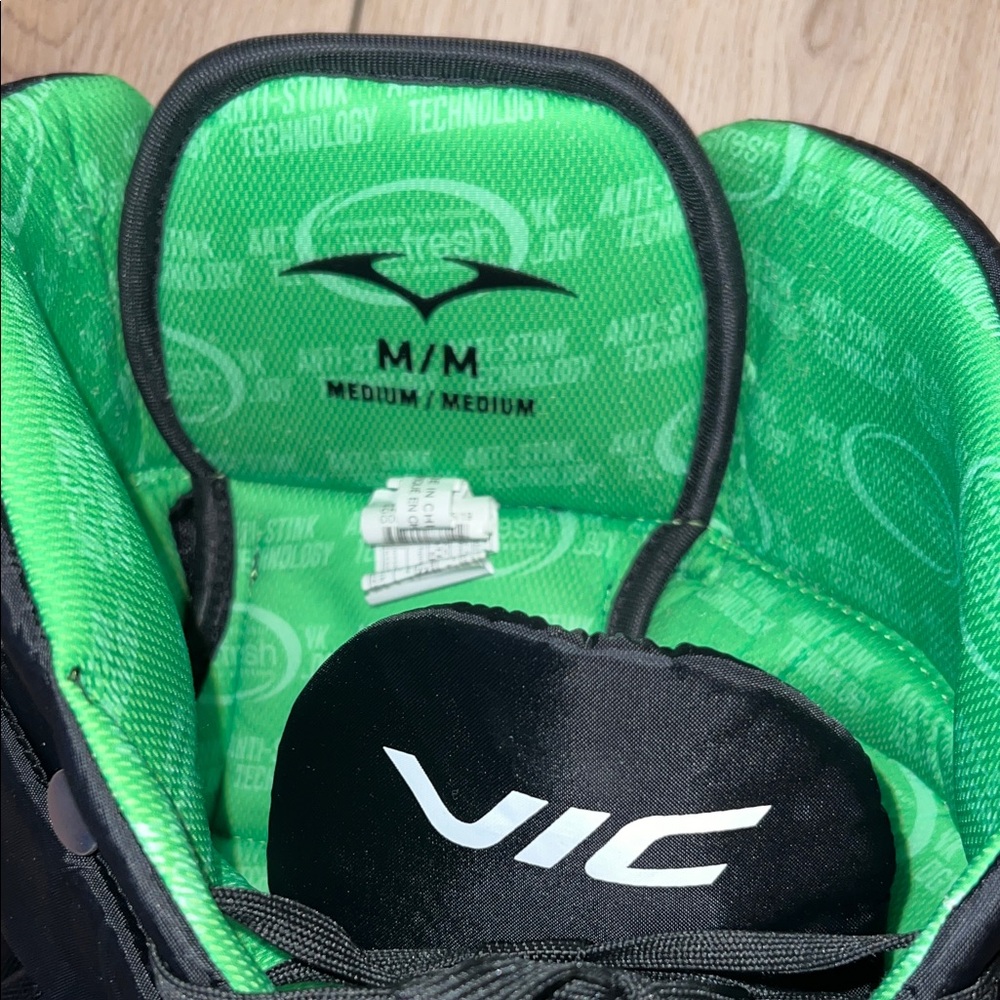 VIC CX2 Hockey Pants, Junior, Black/Green - Picture 6 of 12